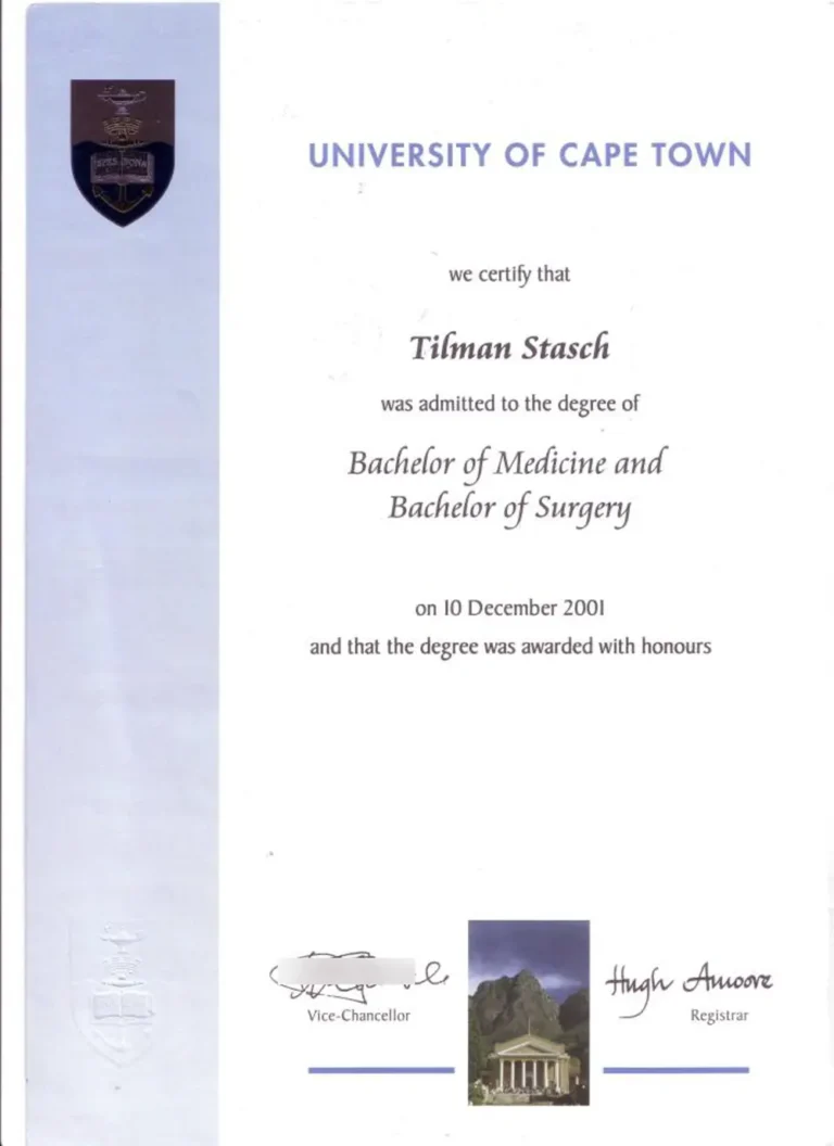 UCT MBChBCertificate pg2